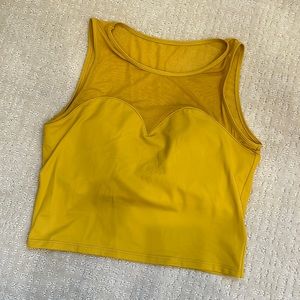 Kortni Jeane- mesh sweetheart top